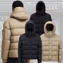 【MONCLER】Vezereショートダウンジャケット ロゴ フード 軽量