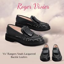 Roger Vivier＊Viv' Rangers Studs Lacquered ローファー＊送込