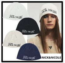 ★関税込★NICK&NICOLE★BLINK LOGO LETTERING BEANIE★