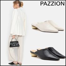 PAZZION【日本未上陸】Vカットヒールミュール☆快適　お洒落♪