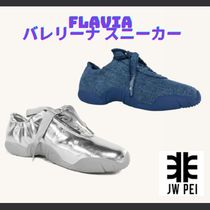 JW PEI FLAVIA バレリーナ スニーカー　シルバー　デニム