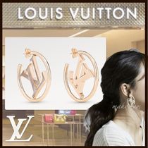 LOUIS VUITTON ★ 大人気 ピンクゴールド ピアス LV ステラー