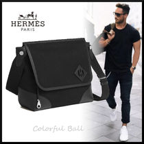 【メンズに人気】HERMES　オールバック　メッセンジャーバッグ