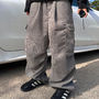 DISCERNMENT パンツ 【DISCERNMENT】Unisex Slick Corduroy Cargo Pants(4)