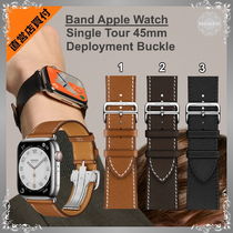 【HERMES】Apple Watch用バンド/レザー 45mm Deployment Buckle