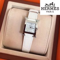 【HERMES 】アワーH ウォッチ　スモールモデル25 mm　ホワイト