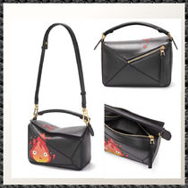 限定コラボ◆送料込【LOEWExジブリ】Calcifer Small Puzzle Bag