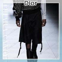 【23AW NEW】Dior_man /ワイドレッグ バミューダ ショーツ/Black