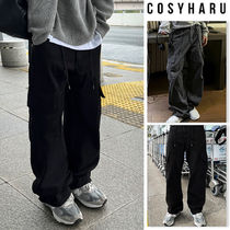 【COSYHARU】String cargo cotton pants