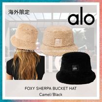 【ALO Yoga】FOXY SHERPA BUCKET HAT キャメル/ブラック