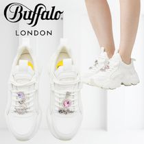 Buffalo LONDON 厚底バイナリーアイス ラインストーンスニーカー