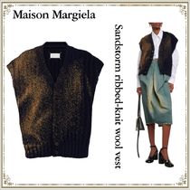 ◆【MAISON MARGIELA】Sandstorm リブニット ウールベスト