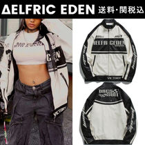 【Aelfric Eden】パッチワーク PU モーターサイクル ジャケット