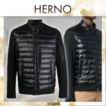 【23AW NEW】 HERNO_men/ナイロン＆フリース ボンバージャケット