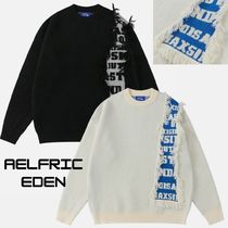 AelfricEdenフリンジ レタード ジャカード セーター Unisex