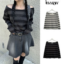 【in a row】Stripe Loose Knitwear