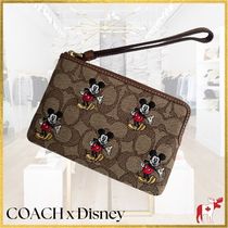 ★COACH x Disney★限定コラボ★Corner Zip Wristlet/ミッキー★