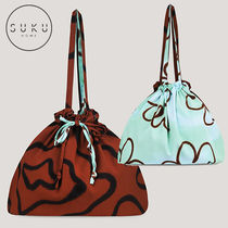 SUKU HOME☆Bajo/Frangipani Beach Bagリバーシブルトートバッグ