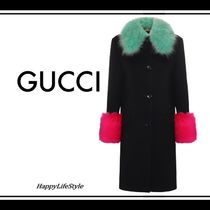 視線を集めて◇WOOL CASHMERE コート◇GUCCI