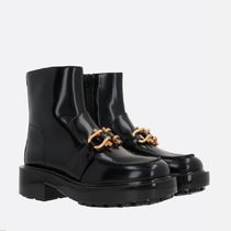 BOTTEGA VENETA　MONSIEUR SHINY LEATHER ANKLE BOOTS