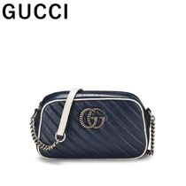 GUCCI グッチ GGマーモント キルティングショルダー スモール