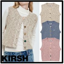 ☆送料・関税込☆KIRSH★BUTTON POINT CROP KNIT VEST★