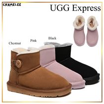 追跡便【UGG express】ノーラン キッズ ミニ ボタン Ugg ブーツ