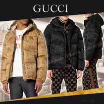 【23AW NEW】GUCCI_men / GG  ダウンジャケット / Camel / Black