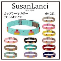 【Susan Lanci】カップケーキ スワロフスキー 首輪 TC〜Mサイズ