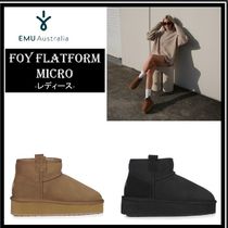 追跡便【EMU】プラットフォームブーツ☆FOY FLATFORM MICRO