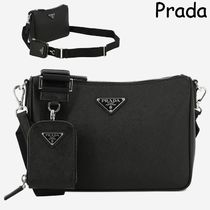 PRADA 高級 サフィアーノレザー ショルダーバッグ *先着価格