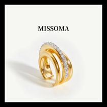 関税送料込【MISSOMA】セレスティアルパヴェ ゴールドイヤーカフ