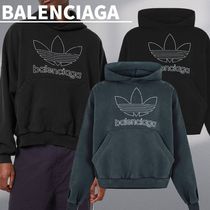 【BALENCIAGA】× adidas  ロゴ フーディ　2color