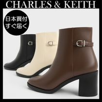 【すぐ届く】 CHARLES & KEITH 華奢見え アンクルブーツ