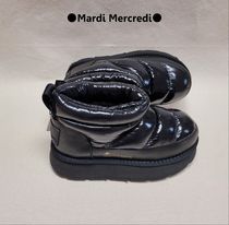 ●Mardi Mercredi●PADDING MINI BOOTS_BLACK/韓国人気