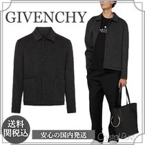 【GIVENCHY】ロゴパッチ ウールジャケット【送料関税込】