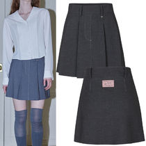 eyeye★大人気 ANDY STITCH PLEATS MINI SKIRT