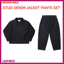 ★23FW★Archive Bold★STUD DENIM JACKET PANTS SET★セット★