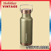 【STARBUCKS】クリスマス Green Holiday ウォーターボトル 16oz