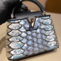 LouisVuitton《カプシーヌミニ》シルバー スパンコール DHL 直営