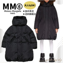 大人もOK MM6 Maison Margiela kids ロゴ 中綿ジャケットコート