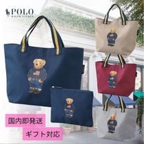 すぐ届く RALPH LAUREN ショッピング トート エコ バッグ 横型