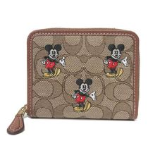 国内即送COACH X DISNEY ミッキー スモールウォレット 財布CN035