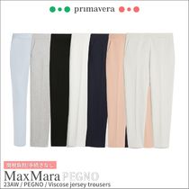 Max Mara◆PEGNO◆ビスコース ジャージー クロップドパンツ