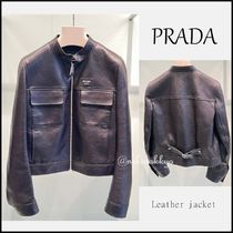 PRADA＊Leather jacket レザージャケット＊送料込