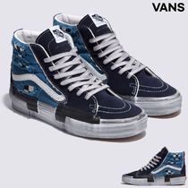 [VANS] スニーカー スケートハイ SK8-HI RECONSTRUCT ネイビー