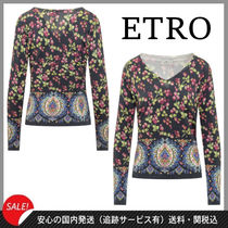 緊急セール【ETRO】ペイズリー&ベリーシルクニット★送料関税込