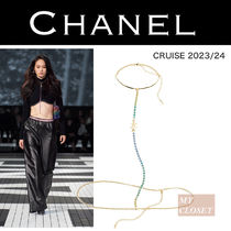 CHANEL 2023/24クルーズ ハーネス チェーン cc ロゴ クリスタル