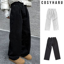 【COSYHARU】Winter Pintuck Brushed Cotton Pants