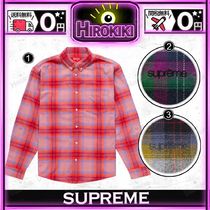 【本物保証 /関税・送料無料】Supreme Brushed Flannel Shirt